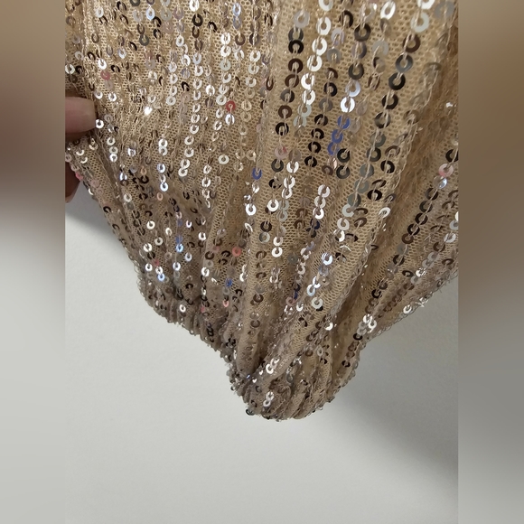 Fashion Nova - Diva Shine Sequin Romper - Silver - Picture 5 of 11